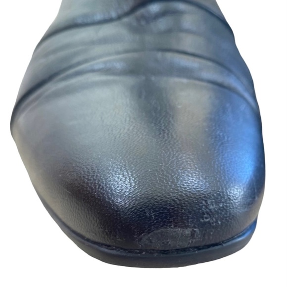 Munro American Black Zip up Bootie Faith Black Kid Size 9.5 Wide - Picture 10 of 11